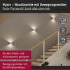 PAULMANN LED nabíjecí nástěnné svítidlo Nyora IP44 3000K 135x120mm 2x1W bílá