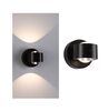 PAULMANN LED nabíjecí nástěnné svítidlo Zorik IP44 stmívatelné 2700K 100mm 2x1,1W černá