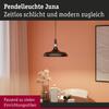 PAULMANN Závěsné svítidlo Juna E27 max. 20W černá mat/šampaň stmívatelné kov