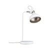 PAULMANN Stolní lampa Juna E14 max. 20W bílá mat, šampaň kov