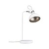 PAULMANN Stolní lampa Juna E14 max. 20W bílá mat, šampaň kov