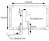 PAULMANN MaxLED 250 LED Strip TV Comfort základní sada 65 Zoll 4,3m 22W 234lm/m 28LEDs/m RGBW+ 24VA