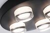 PAULMANN Selection Bathroom stropní svítidlo Kame IP44 3000K 230V 4x4,2W černá