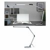 PAULMANN LED stolní lampa na psací stůl 3-krokové-stmívatelné flexibilní rameno CCT 9,5W stříbrná mat