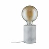 Paulmann stolní lampa Neordic Nordin 1-ramenné bílá/mramor 796.01 P 79601