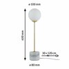 Paulmann stolní lampa Neordic Moa 1-ramenné mramor bílá/zlatá mat 796.61 P 79661