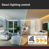 PAULMANN LED závěsné svítidlo Smart Home Zigbee Puric Pane Effect 6x6 / 1x3W černá