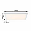 PAULMANN LED Panel SmartHome Zigbee Amaris hranaté 595x295mm 22W RGBW 2.700K bílá mat 798.08