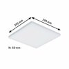 PAULMANN Velora LED Panel 295x295mm 16,8 W bílá mat 798.17