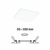 PAULMANN VariFit LED vestavné svítidlo Veluna Edge IP44 hranaté 120x120mm 4000K bílá