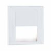 PAULMANN LED vestavné svítidlo do zdi Tsaro hranaté 80x36mm 1W 230V 2700K bílá mat