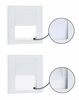 PAULMANN LED vestavné svítidlo do zdi Tsaro hranaté 80x36mm 1W 230V 2700K bílá mat