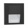 PAULMANN LED vestavné svítidlo do zdi Tsaro hranaté 80x36mm 1W 230V 2700K černá mat
