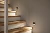 PAULMANN LED vestavné svítidlo do zdi Tsaro hranaté 80x36mm 1W 230V 2700K černá mat