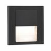 PAULMANN LED vestavné svítidlo do zdi Tsaro hranaté 80x36mm 1W 230V 2700K černá mat