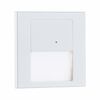PAULMANN LED vestavné svítidlo do zdi Tsaro hranaté 80x36mm PIR 1W 230V 2700K bílá mat