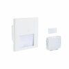 PAULMANN LED vestavné svítidlo do zdi Tsaro hranaté 80x36mm PIR 1W 230V 2700K bílá mat