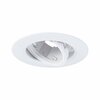 PAULMANN Vestavné svítidlo 3ks-sada výklopné kruhové 90mm 30° GU10 max. 3x10W 230V bílá