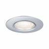 PAULMANN Vestavné svítidlo 3ks-sada nevýklopné kruhové 90mm GU10 max. 3x10W 230V matný chrom