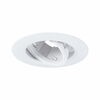 PAULMANN Vestavné svítidlo 10ks-sada výklopné kruhové 90mm 30° GU10 max. 10x10W 230V bílá