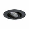 PAULMANN Vestavné svítidlo 10ks-sada výklopné kruhové 90mm 30° GU10 max. 10x10W 230V černá