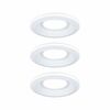 PAULMANN LED vestavné svítidlo Sormus 3ks sada IP65 kruhové 100mm 3x4,8W / 1,5W / 230V 3000K bílá