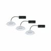 PAULMANN LED vestavné svítidlo Sormus 3ks sada IP65 kruhové 100mm 3x4,8W / 1,5W / 230V 3000K bílá