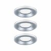 PAULMANN LED vestavné svítidlo Sormus 3ks sada IP65 kruhové 100mm 3x4,8W / 1,5W / 230V 3000K matný chrom