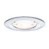 PAULMANN LED vestavné svítidlo Nova GU10 Flat nevýklopné IP44 3x4,9W 230V 2700K chrom