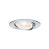 PAULMANN LED vestavné svítidlo 3-krokové-stmívatelné Nova GU10 Flat výklopné 3x4,9W 230V stmívatelné 2700K hliník broušený