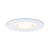 PAULMANN LED vestavné svítidlo 3-krokové-stmívatelné Nova GU10 Flat nevýklopné IP44 3x4,9W 230V stmívatelné 2700K bílá mat