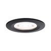 PAULMANN LED vestavné svítidlo Nova GU10 Flat nevýklopné IP44 3x4,9W 230V 4000K černá mat