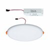 PAULMANN LED vestavné svítidlo Veluna VariFit IP44 kruhové 185 17W 3.000K satén 923.89