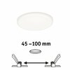 PAULMANN LED vestavné svítidlo Veluna VariFit IP44 kruhové 125 8,5W 4.000K satén 923.91