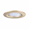 PAULMANN LED vestavné svítidlo Nova Coin základní sada nevýklopné IP44 kruhové 78mm Coin 3x6W 230V 2700K zlatá mat