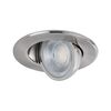 PAULMANN LED vestavné svítidlo Zina IP65 5W / 8W 230V stmívatelné 2700 - 4000K kov kartáčovaný