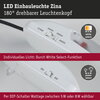 PAULMANN LED vestavné svítidlo Zina IP65 5W / 8W 230V stmívatelné 2700 - 4000K kov kartáčovaný