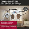 PAULMANN LED vestavné svítidlo Zina IP65 5W / 8W 230V stmívatelné 2700 - 4000K kov kartáčovaný