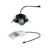 PAULMANN LED vestavné svítidlo Zina IP65 5W / 8W 230V stmívatelné 2700 - 4000K černá mat