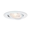 PAULMANN LED vestavné svítidlo Nova Plus GU10 Flat IP65 93mm 4,9W 230V stmívatelné 2700K bílá mat
