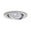 PAULMANN LED vestavné svítidlo Nova Plus GU10 Flat IP65 93mm 3x4,9W 230V stmívatelné 2700K kov kartáčovaný
