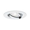 PAULMANN LED vestavné svítidlo Nova Plus GU10 Flat IP65 93mm 4,9W 230V stmívatelné 4000K bílá mat/chrom