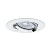 PAULMANN LED vestavné svítidlo Nova Plus GU10 Flat IP65 93mm 4,9W 230V stmívatelné 4000K bílá mat/chrom