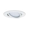 PAULMANN LED vestavné svítidlo Nova Coin kruhové 84mm 50° měnitelná bílá 3x6W 230V bílá mat hliník