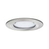 PAULMANN LED vestavné svítidlo Nova Coin IP44 kruhové 78mm RGBW+ 3x6W 230V kov kartáčovaný hliník