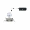 PAULMANN LED vestavné svítidlo Nova Coin samostatné svítidlo kruhové 84mm 50° 2,8W 230V 4000K kov kartáčovaný