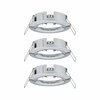 PAULMANN Vestavné svítidlo Choose sada 3ks spot nevýklopné max. 3x 10W chrom 230V 924.82