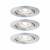 PAULMANN LED vestavné svítidlo Nova mini Plus EasyDim výklopné 3x4,2W 2700K hliník 230V 929.75