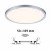 PAULMANN LED vestavné svítidlo Areo VariFit IP44 kruhové 230mm 16W matný chrom WarmDim 3-krokové-stmívatelné 929.92