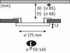 PAULMANN LED vestavné svítidlo Areo VariFit IP44 kruhové 175 13W 4.000K bílá 930.36